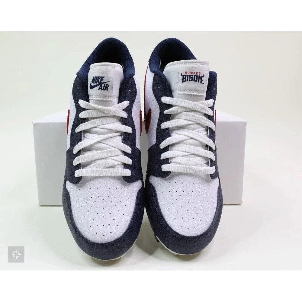 Size 10.5 Jordan 1 Low Vapor Edge Howard Player Edition Nike Football Cleats New